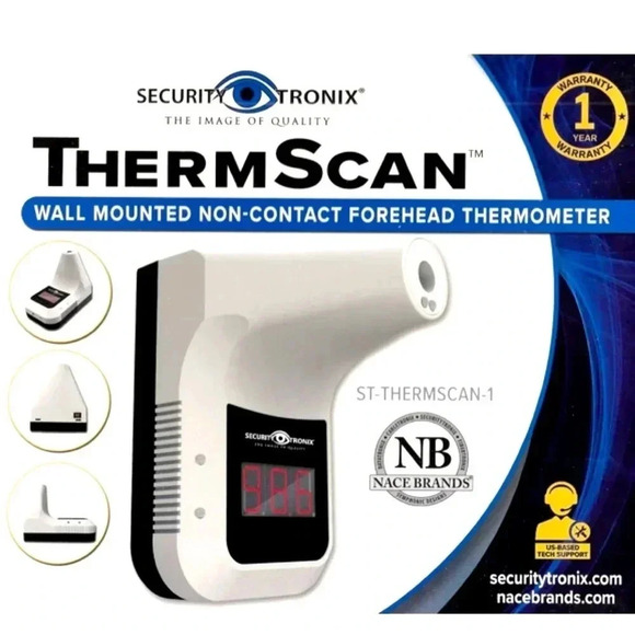 ThermScan Non-Contact Forehead Thermometer - Wall Mounted. NEW in box opened - Picture 1 of 3